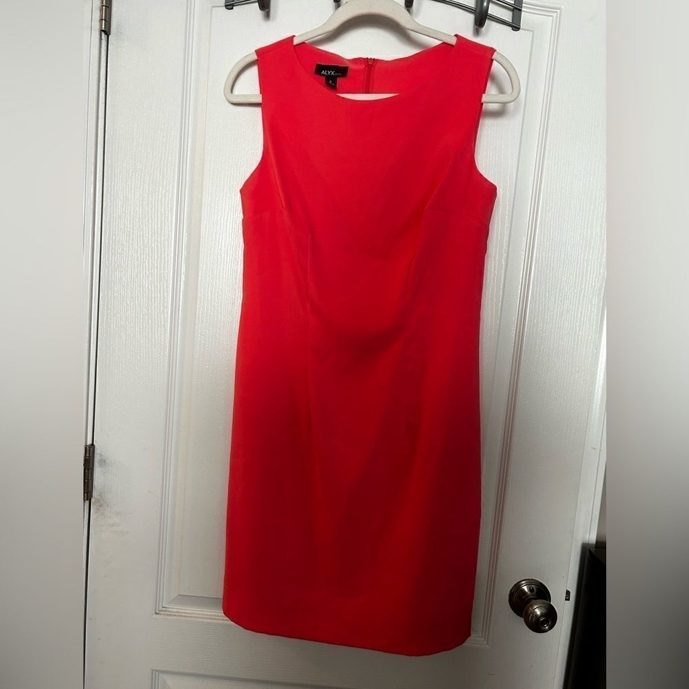 Alyx Coral pink dress‎ women’s size 6 EUC shift